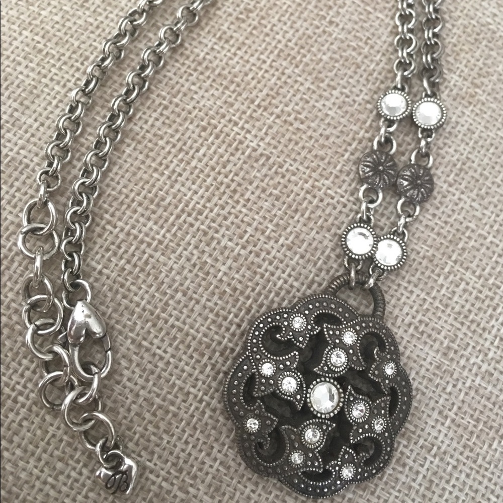 Brighton double sided pendant necklace.